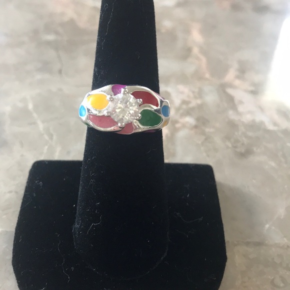 RS Coventry Jewelry - SALE- Colorful Silver and CZ Ring